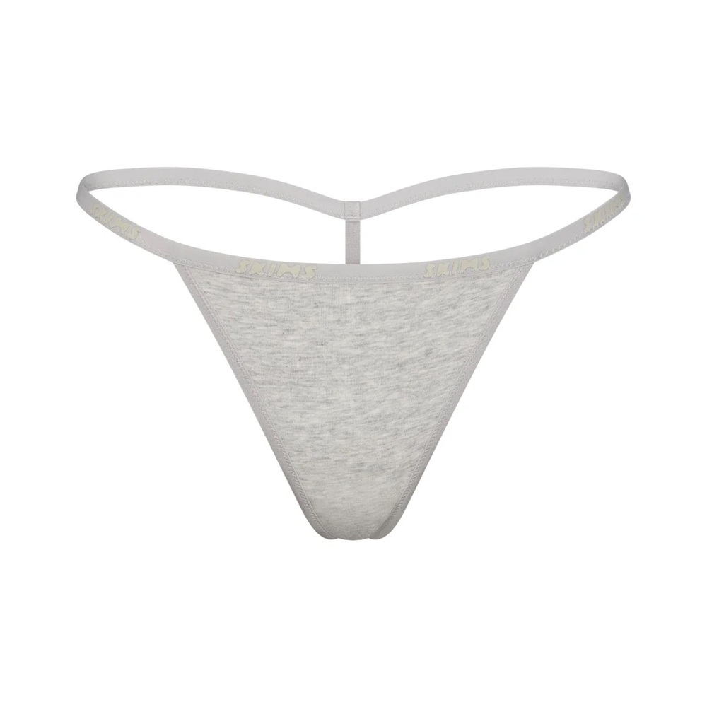Skims Cotton Logo Thong Bundle (Pack of 2)